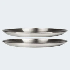 Assiette Plate De Camping | Diamètre Env. 23 Cm | Acier Inox | 2 Assiettes -Plein Air Camping Magasin assiette plate de camping diametre env 23 cm acier inox 2 assiettes 6