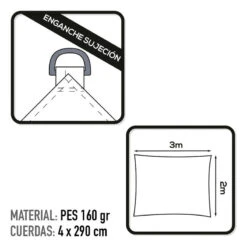 Auvent Rectangulaire En Polyester Aktive Garden Coloris Blanc 6 Auvent Rectangulaire En Polyester Aktive Garden Coloris Blanc -Plein Air Camping Magasin auvent rectangulaire en polyester aktive garden coloris blanc 2