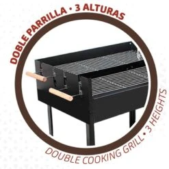 Barbecue Au Charbon De Bois Portable Aktive Double Grill -Plein Air Camping Magasin barbecue au charbon de bois portable aktive double grill 2