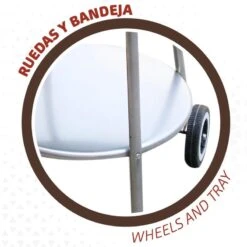 Barbecue Portable Rond 4 Hauteurs Aktive -Plein Air Camping Magasin barbecue portable rond 4 hauteurs aktive 4