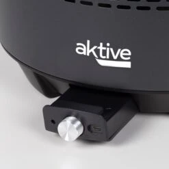 Barbecue Rond Noir Sans Fumée 2 En 1 Ø34 Cm Aktive -Plein Air Camping Magasin barbecue rond noir sans fumee 2 en 1 o34 cm aktive 4