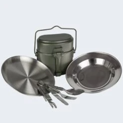 Batterie De Cuisine De Camping, Assiette Plate & Creuse Et Couverts Set -Plein Air Camping Magasin batterie de cuisine de camping assiette plate and creuse et couverts set 2
