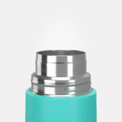 Quechua Bouteille Isotherme Inox 0,4L Avec Gobelet Pour La Randonnée - Turquoise -Plein Air Camping Magasin bouteille isotherme inox 04l avec gobelet pour la randonnee turquoise 5