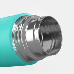 Quechua Bouteille Isotherme Inox 0,4L Avec Gobelet Pour La Randonnée - Turquoise -Plein Air Camping Magasin bouteille isotherme inox 04l avec gobelet pour la randonnee turquoise 6