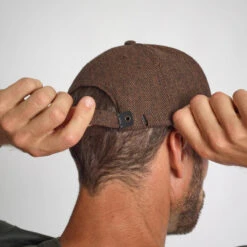 Casquette Chasse Chaude 500 Marron -Plein Air Camping Magasin casquette chasse chaude 500 marron 2