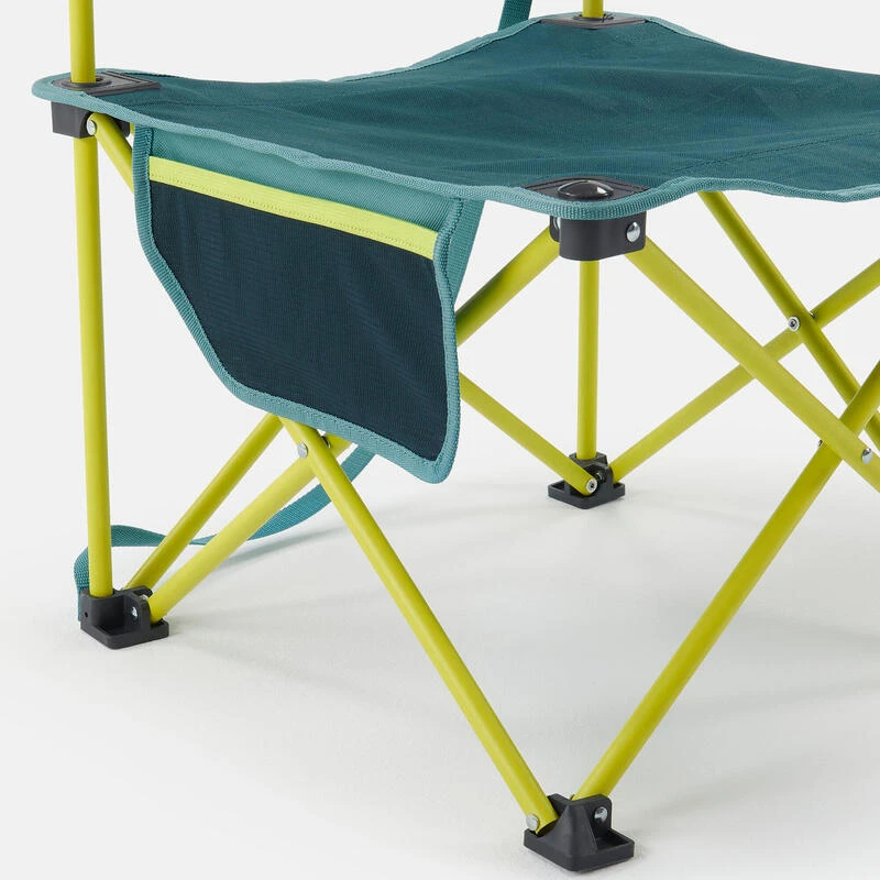 Quechua CHAISE BASSE PLIANTE DE CAMPING MH100 Jaune 9 Quechua CHAISE BASSE PLIANTE DE CAMPING MH100 Jaune – Image 9