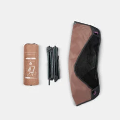 Quechua CHAISE BASSE PLIANTE DE CAMPING MH500 MARRON -Plein Air Camping Magasin chaise basse pliante de camping mh500 marron 2