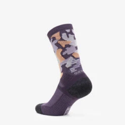 Quechua Chaussettes Randonnée - Hike 500 High Trendy Purple & Kamo X2 Paires -Plein Air Camping Magasin chaussettes randonnee hike 500 high trendy purple and kamo x2 paires 5