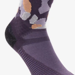 Quechua Chaussettes Randonnée - Hike 500 High Trendy Purple & Kamo X2 Paires -Plein Air Camping Magasin chaussettes randonnee hike 500 high trendy purple and kamo x2 paires 6