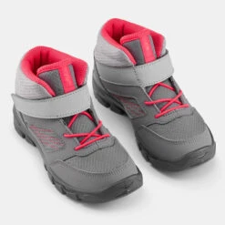 Quechua Chaussures De Randonnée Enfant Avec Scratch MH100 Mid Grise Rose Du 24 AU 34 8 Quechua Chaussures De Randonnée Enfant Avec Scratch MH100 Mid Grise Rose Du 24 AU 34 -Plein Air Camping Magasin chaussures de randonnee enfant avec scratch mh100 mid grise rose du 24 au 34 3