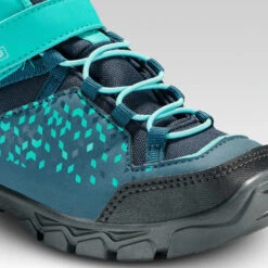 Quechua Chaussures Imperméables De Randonnée - MH120 MID Turquoises - Enfant 28 AU 34 -Plein Air Camping Magasin chaussures impermeables de randonnee mh120 mid turquoises enfant 28 au 34 5