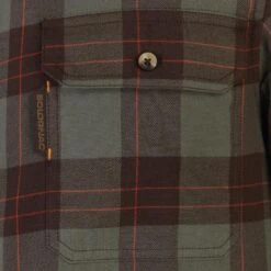 Chemise Manches Longues Chasse Coton Chaude Homme - 500 Carreaux Vert -Plein Air Camping Magasin chemise manches longues chasse coton chaude homme 500 carreaux vert 6