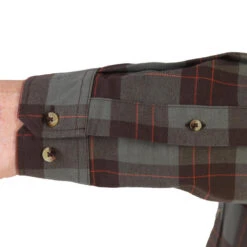 Chemise Manches Longues Chasse Coton Chaude Homme - 500 Carreaux Vert -Plein Air Camping Magasin chemise manches longues chasse coton chaude homme 500 carreaux vert 9