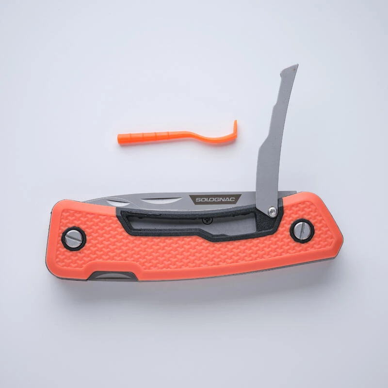 Couteau Chasse Multifonctions X7 Orange 3 Couteau Chasse Multifonctions X7 Orange – Image 3