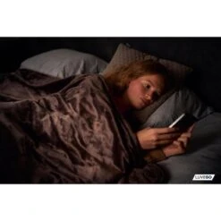 Couverture Électrique Luvego Avec Polaire/Sherpa - Brun Foncé -Plein Air Camping Magasin couverture electrique luvego avec polairesherpa brun fonce 6