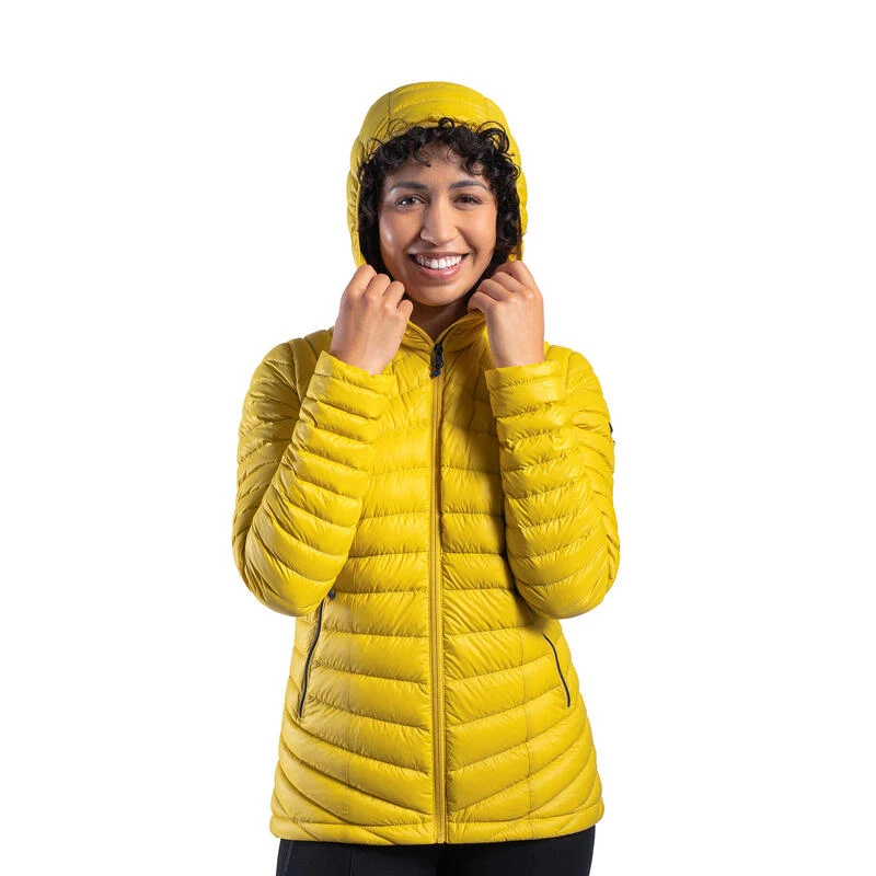 Doudoune à Capuche En Duvet De Trek Montagne - MT100 -5 °C - Femme 3 Doudoune à Capuche En Duvet De Trek Montagne - MT100 -5 °C - Femme – Image 3