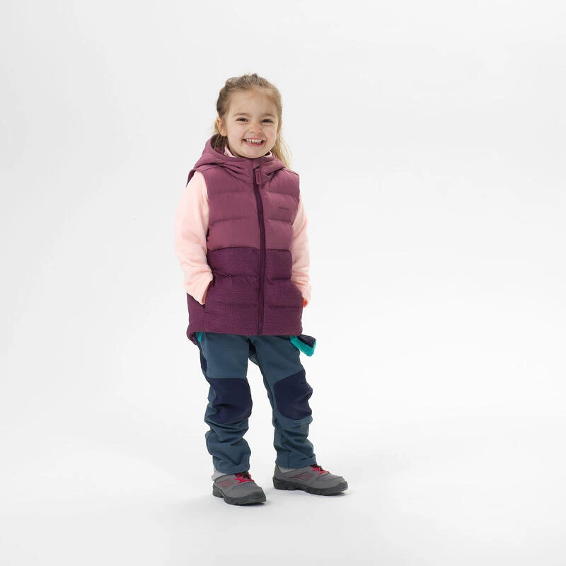Quechua Doudoune Sans Manches De Randonnée Violette - Enfant 2-6 Ans 3 Quechua Doudoune Sans Manches De Randonnée Violette - Enfant 2-6 Ans – Image 3