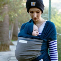 Écharpe L'Originale JPMBB - BLEU PAON, Eléphant -Plein Air Camping Magasin echarpe loriginale jpmbb bleu paon elephant 2