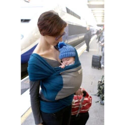 Écharpe L'Originale JPMBB - BLEU PAON, Eléphant -Plein Air Camping Magasin echarpe loriginale jpmbb bleu paon elephant 4