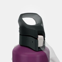 Quechua Gourde Alu 1L Avec Bouchon à Ouverture Rapide Pour La Randonnée - Violet -Plein Air Camping Magasin gourde alu 1l avec bouchon a ouverture rapide pour la randonnee violet 5
