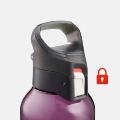 Quechua Gourde Ecozen® 0,8L Avec Bouchon Ouverture Rapide Pour La Randonnée - Violet -Plein Air Camping Magasin gourde ecozen 08l avec bouchon ouverture rapide pour la randonnee violet 5