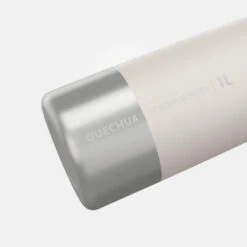 Quechua Gourde Inox 1L Avec Bouchon à Vis Pour La Randonnée - Blanc -Plein Air Camping Magasin gourde inox 1l avec bouchon a vis pour la randonnee blanc 2