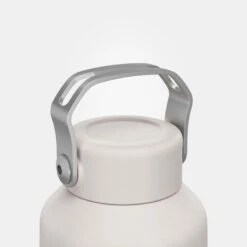 Quechua Gourde Inox 1L Avec Bouchon à Vis Pour La Randonnée - Blanc -Plein Air Camping Magasin gourde inox 1l avec bouchon a vis pour la randonnee blanc 3