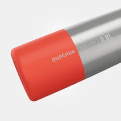 Quechua Gourde Isotherme Inox 0,8L Bouchon à Ouverture Rapide Pour La Randonnée - Rouge -Plein Air Camping Magasin gourde isotherme inox 08l bouchon a ouverture rapide pour la randonnee rouge 2