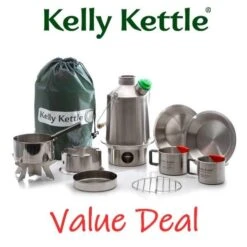 Kelly Kettle Kit Ultime 'Scout' - Acier Inoxydable NOUVEAU -Plein Air Camping Magasin kelly kettle kit ultime scout acier inoxydable nouveau 2