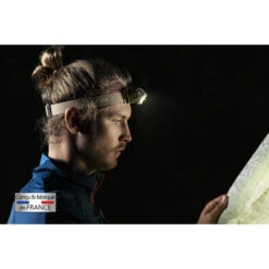 Lampe Frontale DIABLO - Bandeau Uni Coyote – Fabrication FRANCE -Plein Air Camping Magasin lampe frontale diablo bandeau uni coyote fabrication france 2