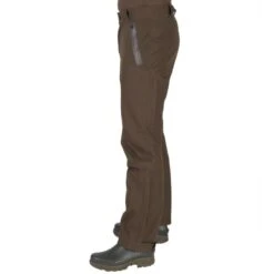 Pantalon Chasse Imperméable Renfort Marron 900 -Plein Air Camping Magasin pantalon chasse impermeable renfort marron 900 4