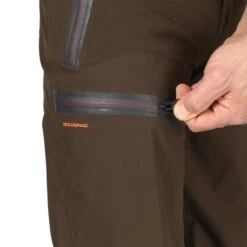 Pantalon Chasse Imperméable Renfort Marron 900 -Plein Air Camping Magasin pantalon chasse impermeable renfort marron 900 7