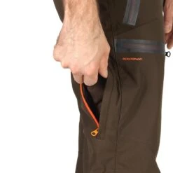 Pantalon Chasse Imperméable Renfort Marron 900 -Plein Air Camping Magasin pantalon chasse impermeable renfort marron 900 8