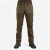 PANTALON Chasse RENFORT MARRON TEMPS SEC 500