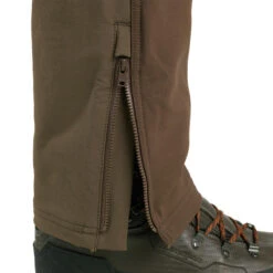 PANTALON Chasse RENFORT MARRON TEMPS SEC 500 -Plein Air Camping Magasin pantalon chasse renfort marron temps sec 500 7