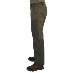 Pantalon Chasse Résistant Et Imperméable Supertrack Vert 100 -Plein Air Camping Magasin pantalon chasse resistant et impermeable supertrack vert 100 4