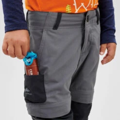 Quechua Pantalon De Randonnée Modulable Enfant - MH500 KID - 2-6 ANS -Plein Air Camping Magasin pantalon de randonnee modulable enfant mh500 kid 2 6 ans 4