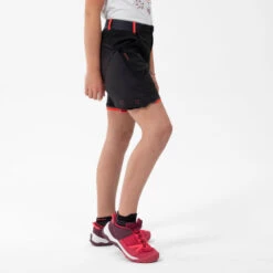 Quechua Pantalon De Randonnée Modulable Enfant MH500 ONEZIP Noir 7-15 Ans -Plein Air Camping Magasin pantalon de randonnee modulable enfant mh500 onezip noir 7 15 ans 3