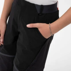 Quechua Pantalon De Randonnée Modulable Enfant MH500 ONEZIP Noir 7-15 Ans -Plein Air Camping Magasin pantalon de randonnee modulable enfant mh500 onezip noir 7 15 ans 6