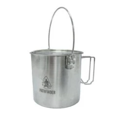 Pathfinder Pot En Acier Inoxydable Avec Couvercle (1,9 L) -Plein Air Camping Magasin pathfinder pot en acier inoxydable avec couvercle 19 l 2