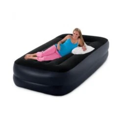Intex Pillow Rest Raised Twin - Lit Gonflable - 191x99x42cm - Compris Les Accessoires -Plein Air Camping Magasin pillow rest raised twin lit gonflable 191x99x42cm compris les accessoires 2
