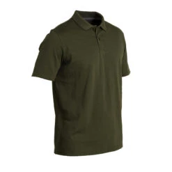 Polo Manches Courtes Chasse 100 Vert