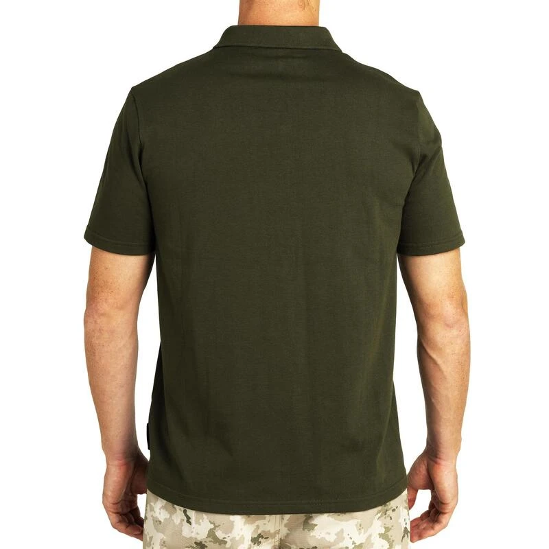 Polo Manches Courtes Chasse 100 Vert 5 Polo Manches Courtes Chasse 100 Vert – Image 5