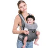 Porte-bébé Ergonomique Deryan - Porte-bébé Ventral 2-en-1 Anthracite