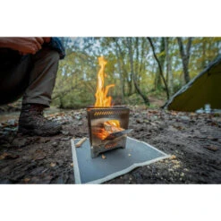 Réchaud à Bois Pliable Bushcraft Bivouac Acier Inoxydable -Plein Air Camping Magasin rechaud a bois pliable bushcraft bivouac acier inoxydable 8