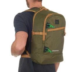 Quechua Sac à Dos E 22 CL Vert/beige, 22 Litres -Plein Air Camping Magasin sac a dos e 22 cl vertbeige 22 litres 3