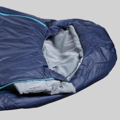 Sac De Couchage De Trekking - MT500 15°C - Polyester -Plein Air Camping Magasin sac de couchage de trekking mt500 15c polyester 4