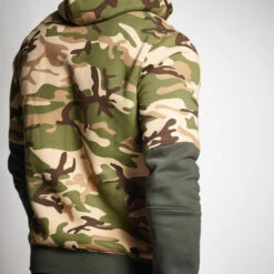 SWEAT A CAPUCHE 500 BICOLORE KAKI CAMOUFLAGE -Plein Air Camping Magasin sweat a capuche 500 bicolore kaki camouflage 7
