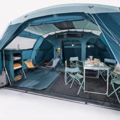 Quechua Tente à Arceaux De Camping - Arpenaz 6.3 - 6 Personnes - 3 Chambres -Plein Air Camping Magasin tente a arceaux de camping arpenaz 63 6 personnes 3 chambres 3