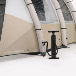 Quechua Tente Gonflable De Camping - Air Seconds 6.3 XXL F&B - 6 Personnes - 3 Chambres -Plein Air Camping Magasin tente gonflable de camping air seconds 63 xxl f and b 6 personnes 3 chambres 4
